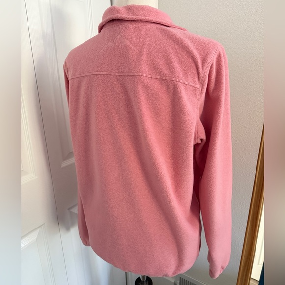 Dope Women's Pink Fleece Half Zip Sweater- Medium - Picture 4 of 4